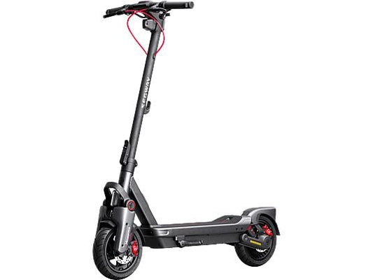 SEGWAY Ninebot KickScooter MAX G3 D E-Scooter (11 Zoll, Schwarz/Silber/Rot)